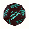 Custom 12 Sided Workout Yoga Anti Stress Game Cube Fitness Pu Foam Exercise Dice