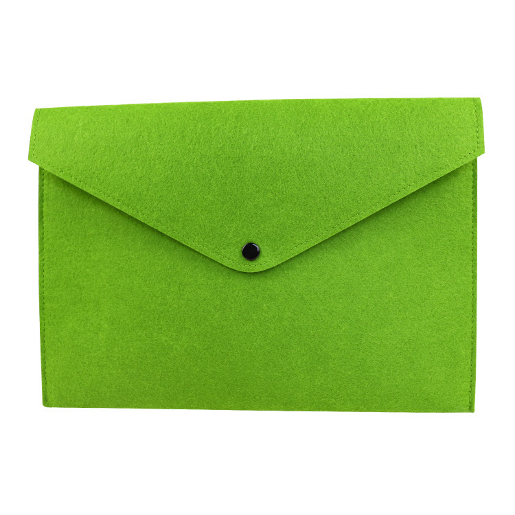 Customized Logo Felt File Folder Paper Envelope A4 Office Document Folders