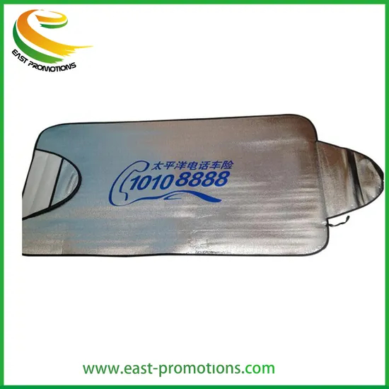 Foldable Car Front Windscreen Sunshade with Logo Print