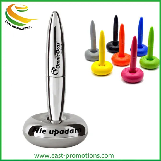 Custom Logo Magnetic Counter Pen, Metal Table Pen for Business