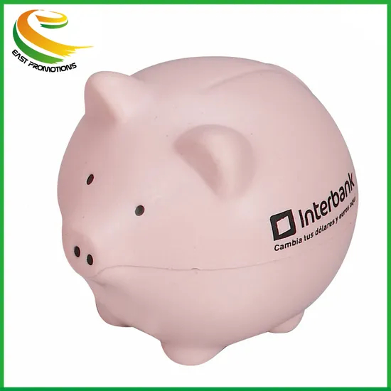 Promotional Customized Logo Pig PU Anti Stress Ball