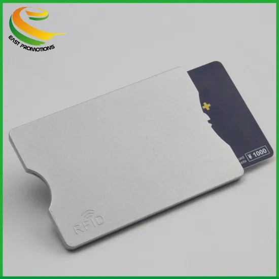 Anti Skimming ABS RFID Blocking Card Sleeve for Credit Card Protection