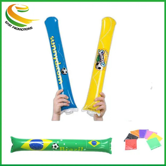 Custom Eco Friendly Inflatable Cheering Stick Bang Bang Noise Makers For Event