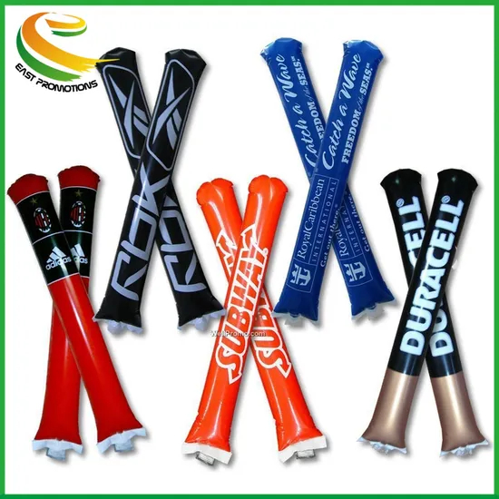Wholesale Multicolor Cheering Inflatable Air Sticks for Advertising