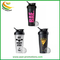Custom Promotional 600ml Plastic Sports Drinking Water Bottle Gym Protein Shaker Bottle with Mixer Ball