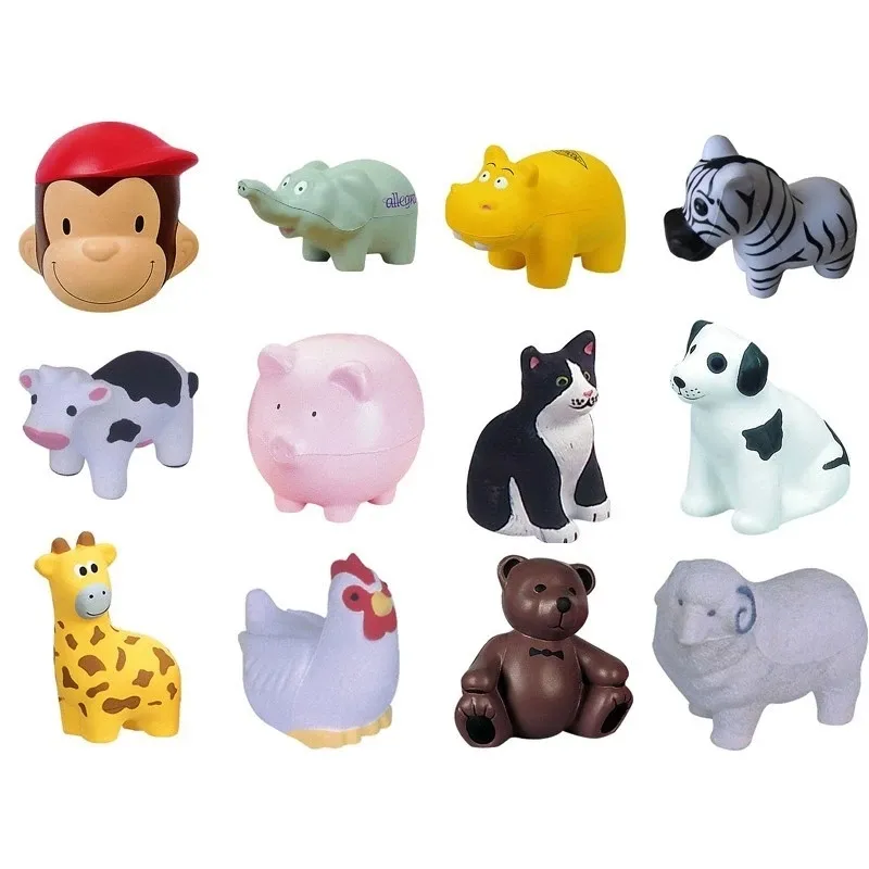 Custom Various Cartoon Design PU Promotion Gift PU Foam Anti Stress Ball