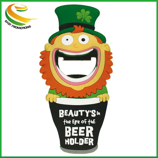 New Custom Creative Decoration Fridge Magnet with Bottle Opener