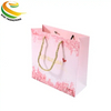 Custom Luxury Art Paper Gift Bag, White Cardboard Paper Shopping Bag with Nylon Rope