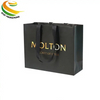 Manufacturer Custom Cheap Luxury Coated Art Paper Gift Bag Ribbon Handle with Logo Stamping