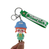 Custom Design 3D Silicone Keychain Popular Soft PVC Rubber Key Chain for Souvenir Gifts