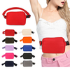 Outdoor Waterproof Nylon Belt Bag Unisex Belt Sling Chest Crossbody Fanny Pack Waist Bags